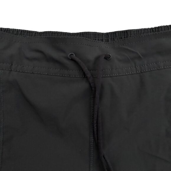 Lands End Women's Black Polyester Drawstring Swim Shorts Plus Size 18W - Picture 4 of 7